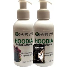 Motto Ticaret Allied Life Sciences Hoodia Herbal Extracts Hot Slimming &amp; Tightening 150 ml x 2 Adet + Jel