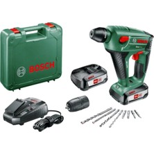 Bosch 18V Çift Akülü Kırıcı Delici 2,5 Ah Darbeli Güçlü