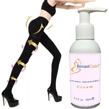 Motto Ticaret Breast Gain Göğüslerinize Krem 120ML + S-M Beden Süper Akıllı Mikro Kapsüllü Tayt