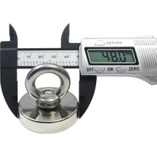 Üstüner D48 Güçlü Neodyum Mıknatıs 48MM 75KG Askılı Fishing Salvage Magnet