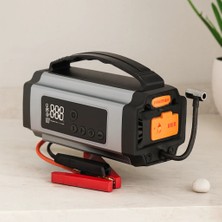 Semel 120W Taşınabilir Araç Akü Takviye Seti - Powerbank & Fener