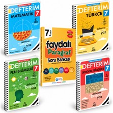 Arı Yayıncılık 7. Sınıf Akıllı Defterim Set (Türkçe, Matematik, Fen, Sosyal Defteri) + Paragraf Hediye