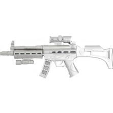 Semel Dürbünlü Pilli Tüfek 57 cm