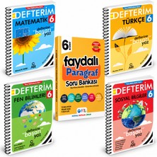 Arı Yayıncılık 6. Sınıf Akıllı Defterim Set (Türkçe, Matematik, Fen, Sosyal Defteri) + Paragraf Hediye