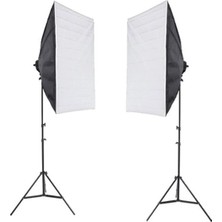 Üstüner Rabsev Softbox 50X70CM Ikili Set Tek Duylu Sürekli Işık Youtube Video ve Fotoğraf Çekimi