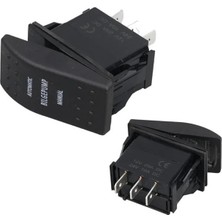 Semel Sintine Pompa Sembollü Işıksız Yaylı 3 Pinli On-Off 12-24V Marin Switch