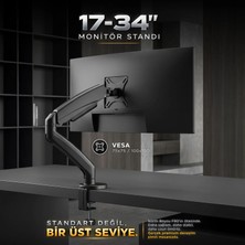 ErgoMekan F100 Pro 17-34”Monitör Standı Siyah (Maks: 10kg)