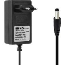 Semel Weko 7.2VOLT - 1AMPER 5.5x2.5 Uçlu Ledli Yerli Üretim Priz Tipi Adaptör
