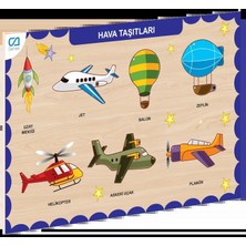 Semel CAAHS-3202 Ca Games Ahşap Hava Taşıtları Bul-Tak