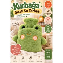 Toyfest Kurbağa Peluş Sıcak Su Torbası – Yumuşak Isıtıcı Torba | Regl & Bel Ağrısı Rahatlatıcı