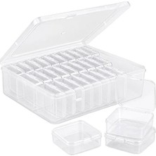 Semel Compaxe P-Serisi 24’lü Plastik Şeffaf Saklama Kutusu (24 Küçük + 1 Büyük Kutulu Set)