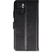TeknoKapsül Xiaomi Mi Note 10 Trend S Plus Kapaklı Kılıf - Siyah