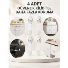 Semel 4'lü Esnek Kayışlı Çocuk Güvenlik Kilidi Pratik ve Güvenli Kullanım