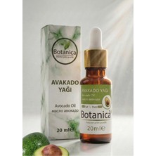 Botanica %100 Saf Soğuk Sıkım Avokado Yağı 20 ml – Yoğun Nemlendirici Cilt Bakım Serisi