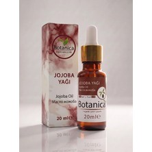 Botanica %100 Saf Soğuk Sıkım Jojoba Yağı 20 ml – Sebum Dengeleyici ve Gözenek Karşıtı Nemlendirici Cilt, Saç Bakım Yağı