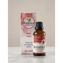 Botanica %100 Saf Soğuk Sıkım Hint Yağı (Castor Oil) 50 ml – Güçlendirici Kaş, Kirpik, Saç ve Cilt Bakım Yağı