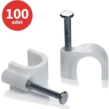 Semel Karya 8 Numara 25 mm Çelik Çivili Kroşe (100’LÜ Paket)