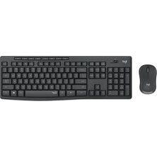 Semel Logitech MK295 Q Tr Siyah Kablosuz Klavye Mouse Set