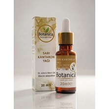 Botanica %100 Saf Sarı Kantaron Yağı 20 ml – Hiperisin Özlü Bariyer Onarıcı ve Leke Karşıtı Yoğun Cilt Bakım Sıvısı