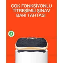 Semel Vücut Şekillendirmeye Yardımcı Titreşimli Spor Platformu