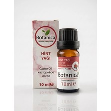Botanica %100 Saf Soğuk Sıkım Hint Yağı (Castor Oil) 10 ml – Güçlendirici Kaş, Kirpik, Saç ve Cilt Bakım Yağı