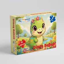 Dinoş Bebek Puzzle 40 Parça 3+ Yaş