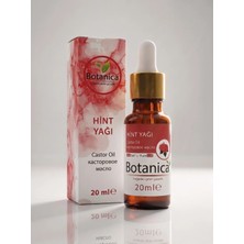 Botanica %100 Saf Soğuk Sıkım Hint Yağı (Castor Oil) 20 ml – Güçlendirici Kaş, Kirpik, Saç ve Cilt Bakım Yağı