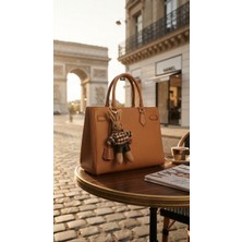 Premium El Örgüsü Tavşan Çanta Süsü Anahtarlık | Sevimli Bag Charm | Çanta Aksesuarı | Hediyelik Peluş Tavşan Anahtarlık