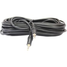Semel PM-13474 Siyah 3.5 mm Erkek-Erkek 10 Metre Stereo Kablo