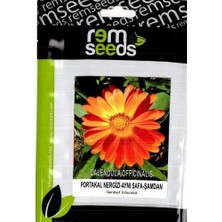 Üstüner Portakal Nergisi Çiçek Tohumu Calendula Off. (Takribi ~25 Tohum)