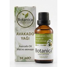 Botanica %100 Saf Soğuk Sıkım Avokado Yağı 50 ml – Yoğun Nemlendirici Cilt Bakım Serisi