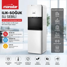 Semel Su Sebili Sıcak - Soğuk - Ilık 220-240V - Paslanmaz Çelik MSWD-100