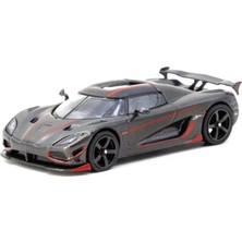 Semel 1/64 Model Araç Agera Rs Black Carbon Fiber / Red Accents