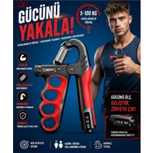 Mucit Home Parmak Geçmeli Profesyonel El Bilek ve Kol Güçlendirici 5-100KG Ayarlanabilir El Yayı