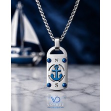 Voyage Accessory Paslanmaz Çelik Gemici Marine Tasarım Denizci Çapa Kolye