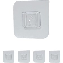 Üstüner Yedek Yapıştırıcı Sticker Duvar Yapışkan Sihirli Banyo Düzenleyici Yedek Yapıştırıcısı 4 Adet Turuncu