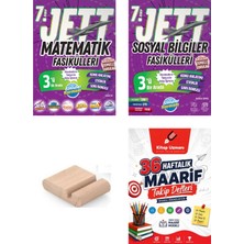 Ünlüler Karması 7.sınıf Jett Matematik Sosyal Bilgiler Fasikülleri 2027 Maarif Model+Telefon Tutucu+Maarif Defter