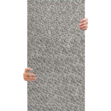Üstüner 3D Kendinden Yapışkanlı Duvar Kağıdı Yeni Nesil Akustik Keçe Panel Leopar Desen 52X98 cm (Açık Gri, 2 Adet 1 M²)