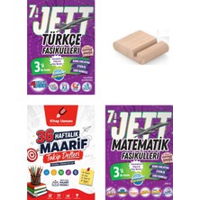 Ünlüler Karması 7.sınıf Jett Türkçe Matematik Fasikülleri 2027 Maarif Model+Telefon Tutucu+Maarif Defter