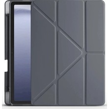Semel Huawei Honor Pad X9 11.5 Kılıf Kalemlikli Mars Tablet Kılıfı - Koyu Gri