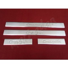 Db Chrome Citroen C-Elysee Krom Kapı Eşiği 2012-2024 4 Parça P.çelik