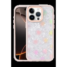 Semel Apple iPhone 15 Pro Lu Desenli Kapak - Pembe