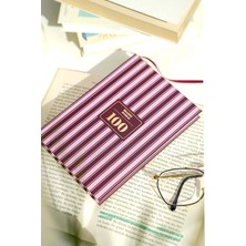 Üstüner Kitap Okuma Günlüğü Reading Journal Bordo