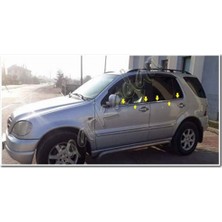 Db Chrome Mercedes ml Klasse W163 Cam Çıtası Nikelajı 1998-2005 6 Parça P.çelik