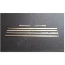 Markadan Citroen C5 Krom Cam Çıtası 2001-2007 6 Parça Paslanmaz Çelik