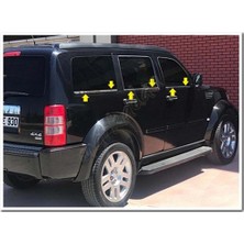 Markadan Dodge Nitro Krom Cam Çıtası 2007-2012 6 Parça Paslanmaz Çelik