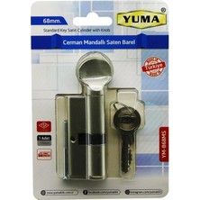Semel Cerman Mandallı Saten Barel Kilit 68MM YM-B68MS