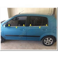 Markadan Hyundai Getz Krom Cam Çıtası 2002-2011 6 Parça Paslanmaz Çelik