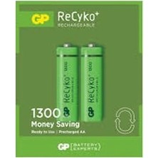 Gp Recyko 1300MAH Aa Şarjlı Kalem Pil 132C133 2li Kart