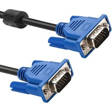 Semel VGA155 Siyah 15 Pin 3+6 Erkek-Erkek 5 Metre VGA Kablosu